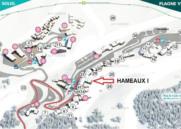 Les Hameaux I - 3/4 Pers - Les Hameaux 1 - 116h1 -plagne Villages Mae-6134 * La Plagne